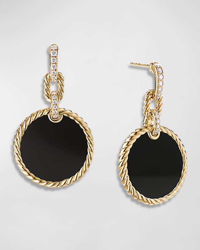DY Elements Convertible Drop Earrings in 18K Gold